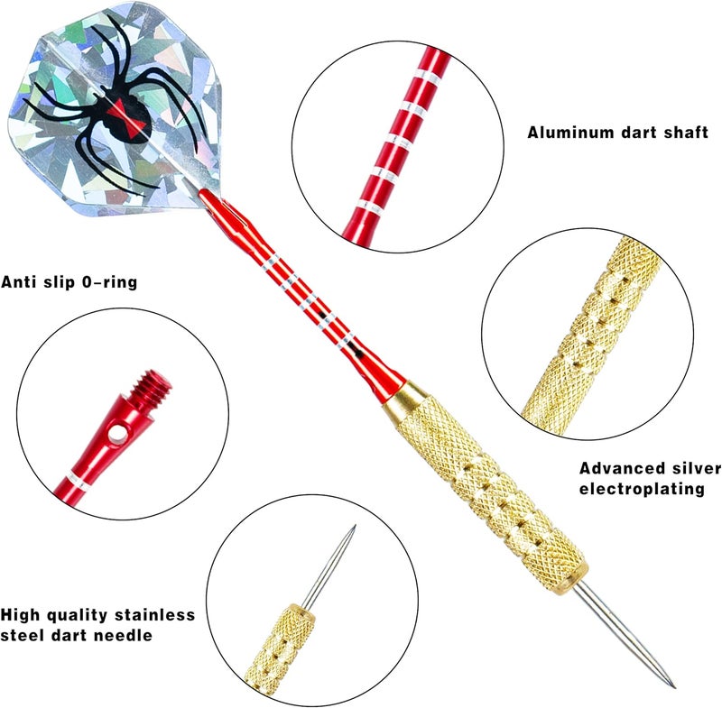 CHRDW Darts Metal Tip Set – Perfect Steel Tip Design for Professional and Casual Players to Enhance Your Game. 18 Pieces.. - Image 2